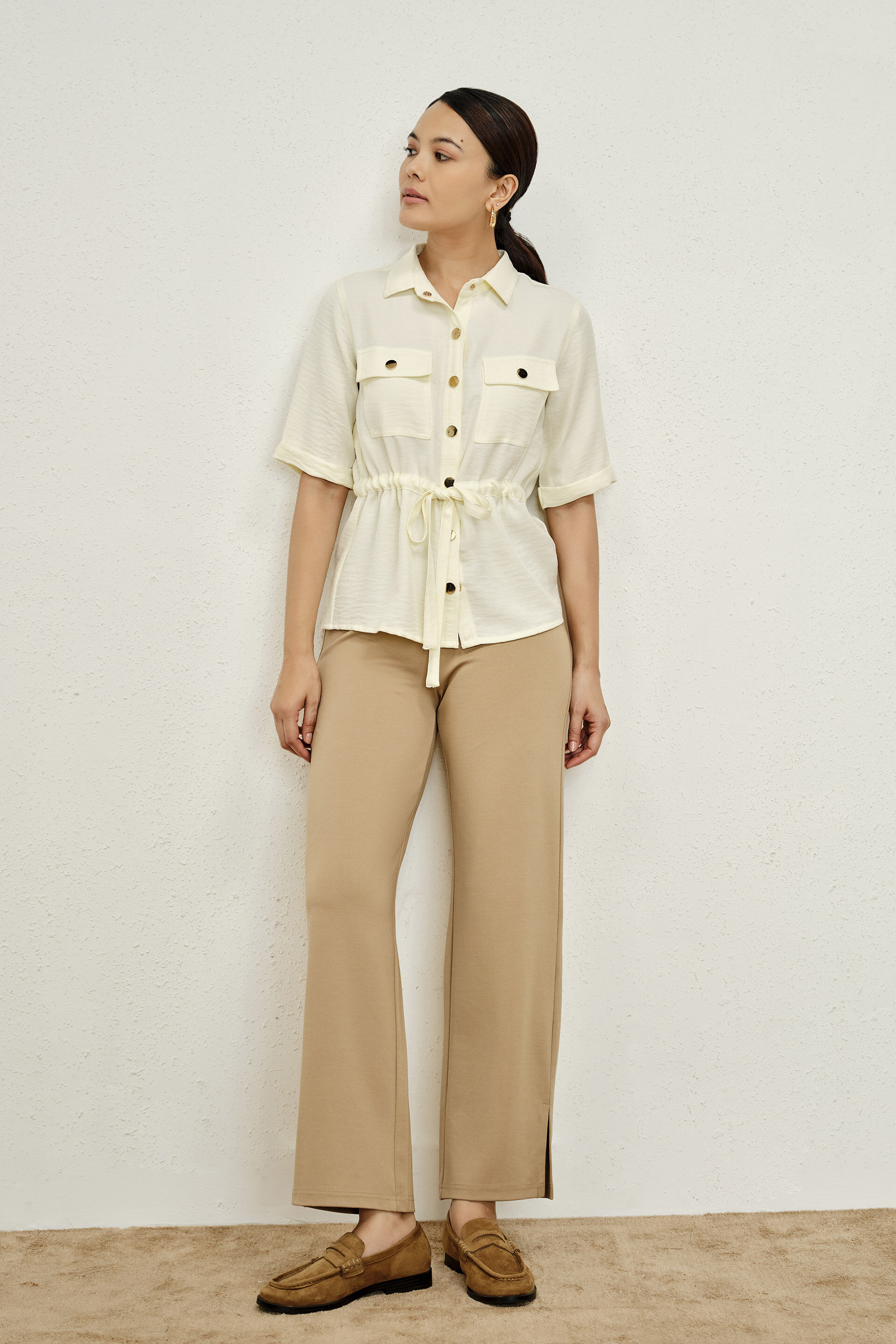 Elin Ecru White Shirt, Off White, image 3